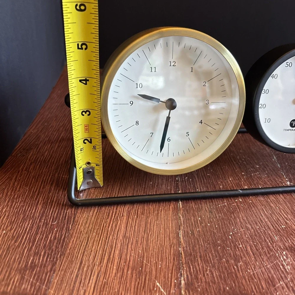 Magnolia – Hearth & Hand Desktop Clock And Temperature Decor - Tested-